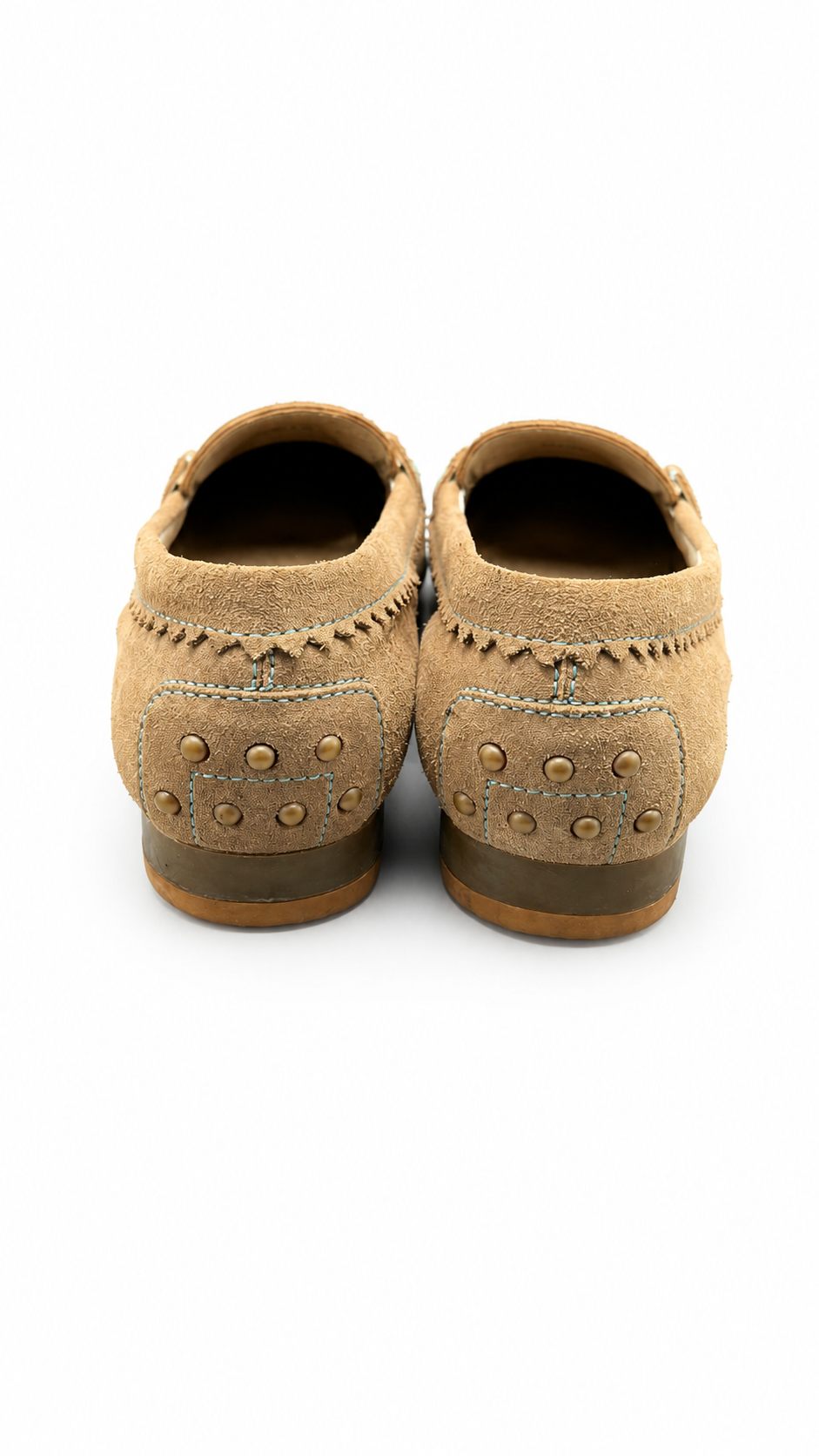 Tod's tan suede driving loafer