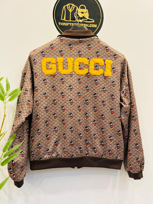 Gucci x Disney Mickey Mouse GG Canvas Jacket.