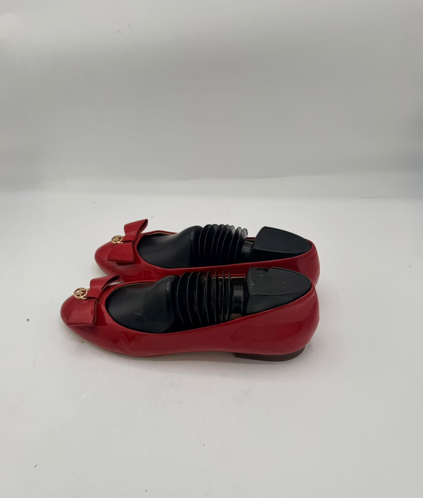 Michael Kors Red Patent Leather Ballet Flats