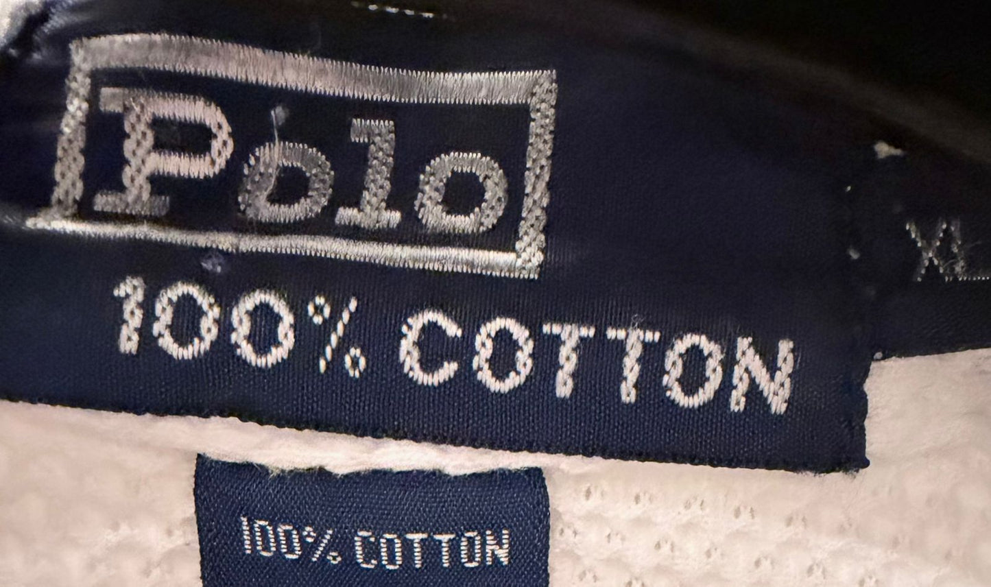 Polo Ralph Lauren White Cotton Piqué Polo Shirt