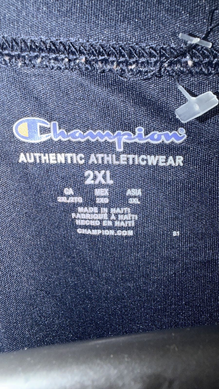 Champion Navy Blue Crewneck Short-Sleeve T-Shirt
