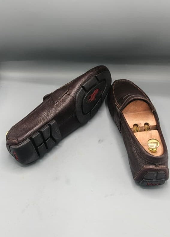 Polo Ralph Lauren Brown Leather Loafers