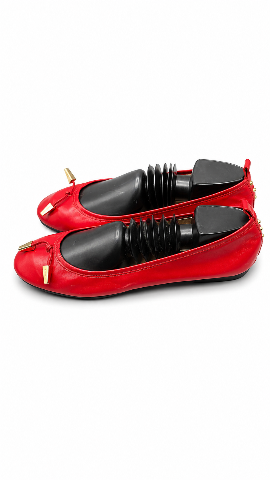 Tod's red patent leather ballet flat