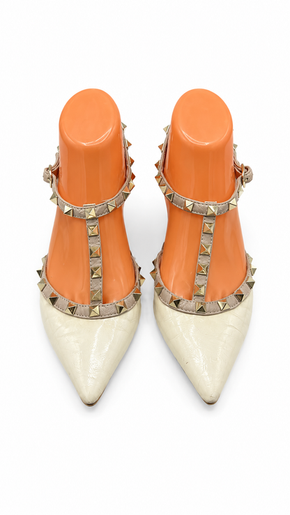Valentino Garavani Rockstud T-strap pumps