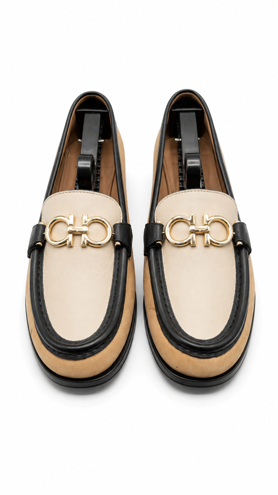 Salvatore Ferragamo tri-tone Gancini loafer