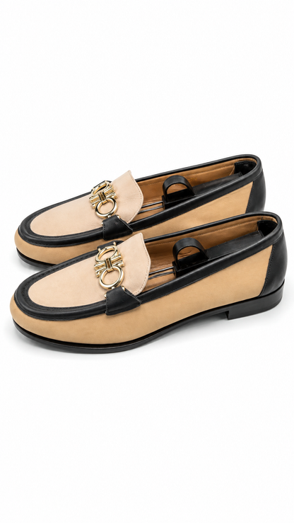 Salvatore Ferragamo tri-tone Gancini loafer