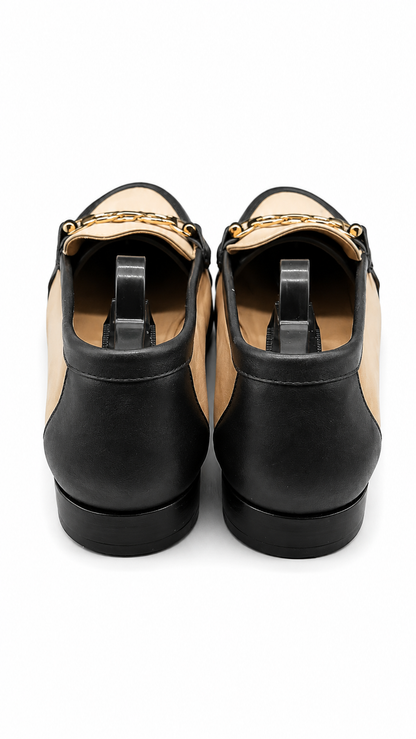 Salvatore Ferragamo tri-tone Gancini loafer