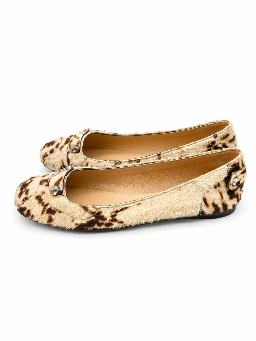 alenciaga calf-hair flats