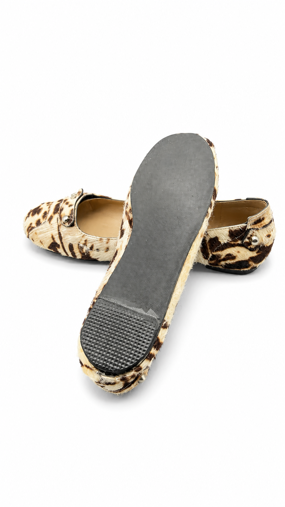 alenciaga calf-hair flats