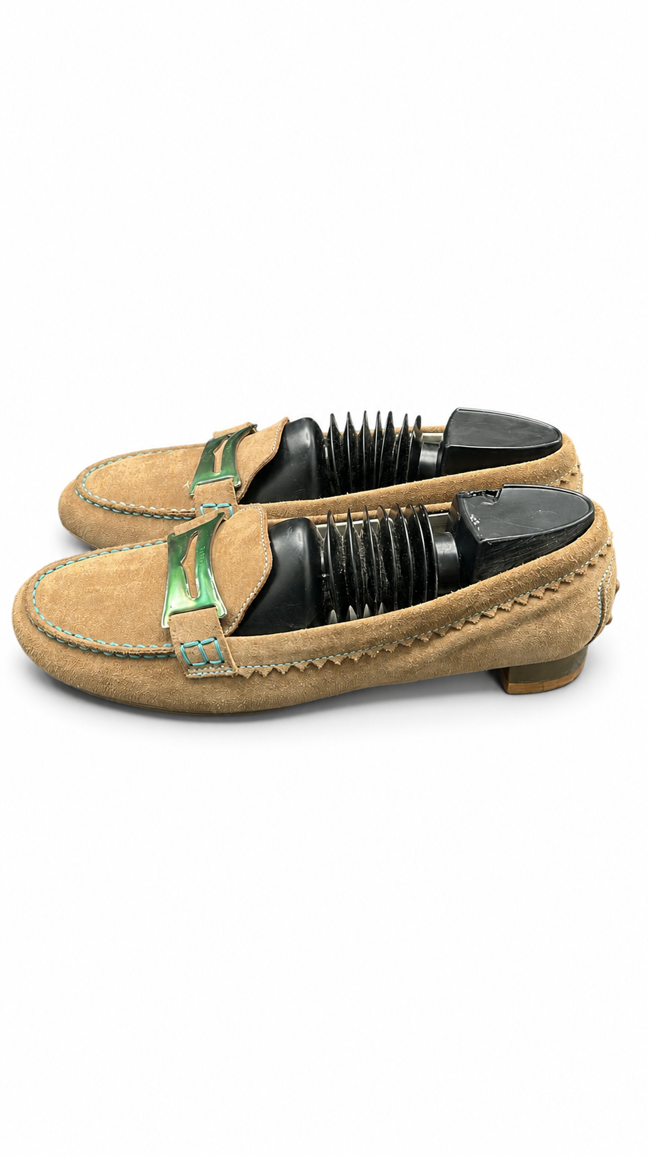 Tod's tan suede driving loafer