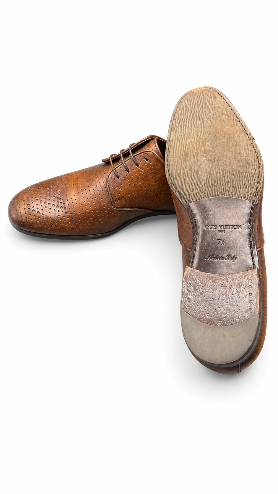 Louis Vuitton Leather Derbis