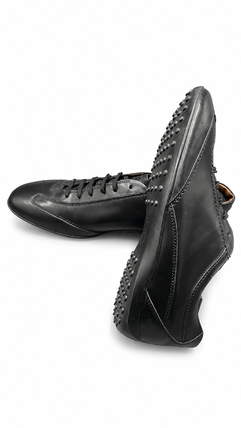 Tod's black leather sneaker