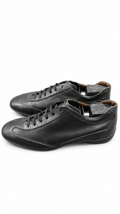 Tod's black leather sneaker