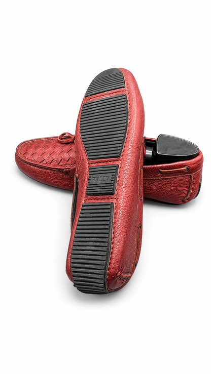Bottega Veneta woven driving loafers