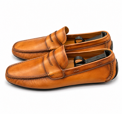 Magnanni classic cognac loafer