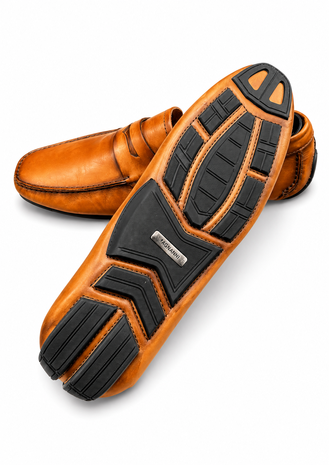 Magnanni classic cognac loafer