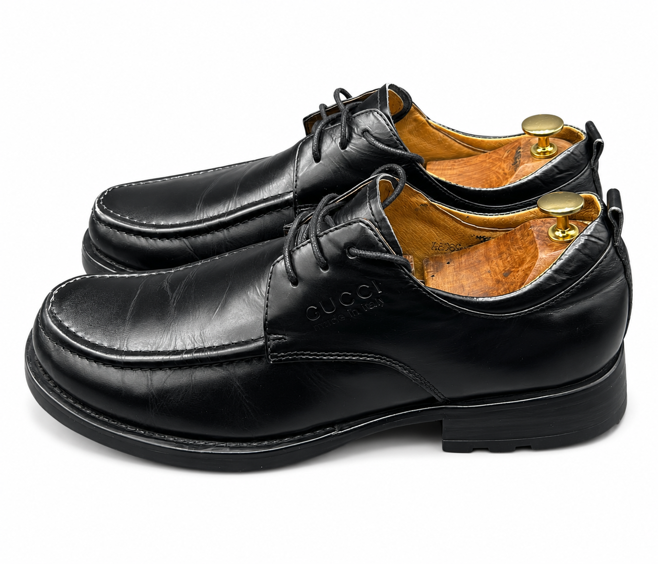 Gucci Leather Derby Dress Shoe