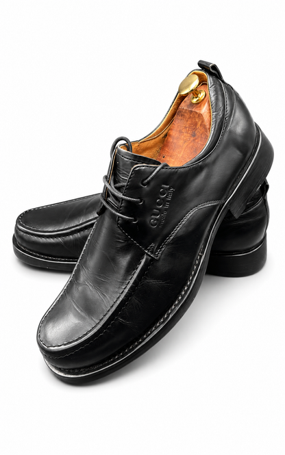 Gucci Leather Derby Dress Shoe