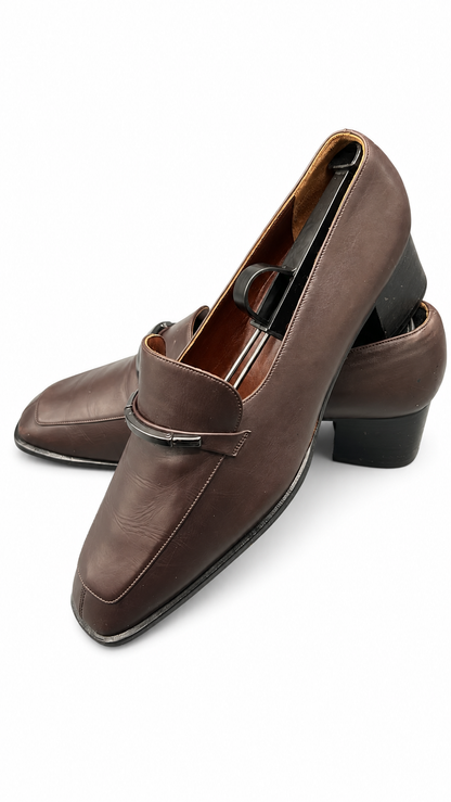 Bally Brown leather formal loafer