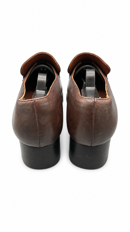 Bally Brown leather formal loafer