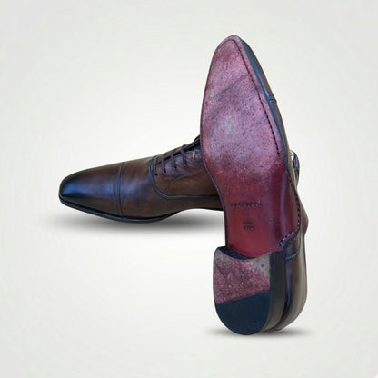Magnanni Men’s Premium Brown Leather Oxford Shoes