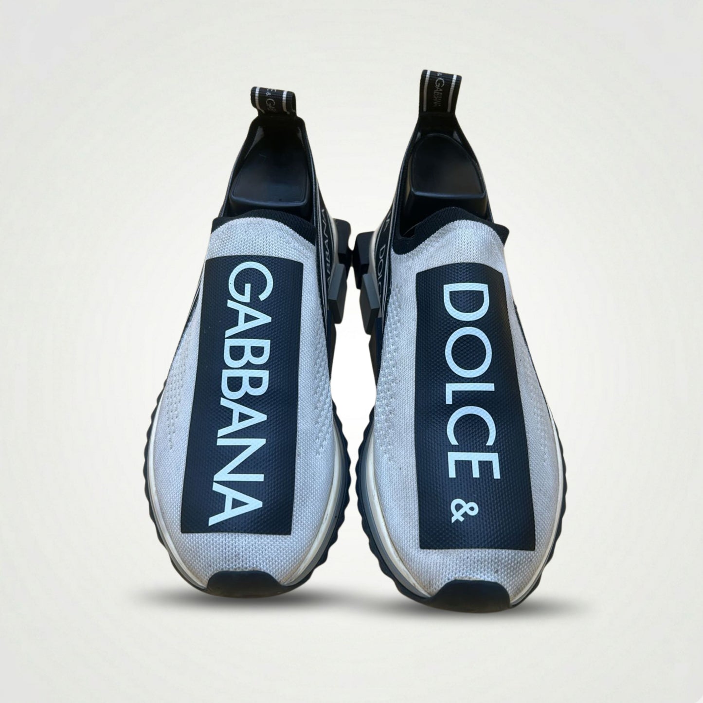 Dolce & Gabbana White Slip-On Sneakers