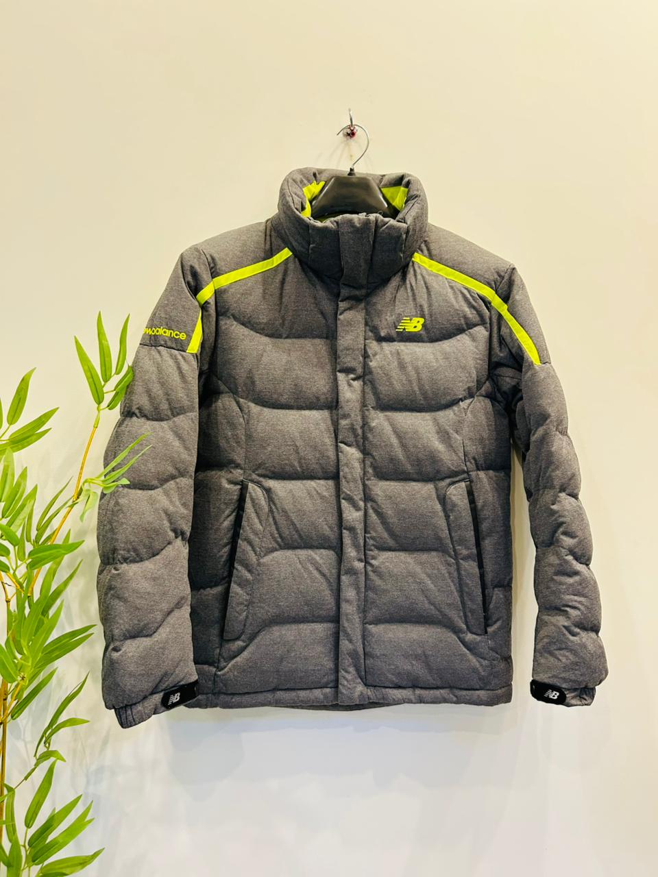 New Balance Grey Puffer Jacket