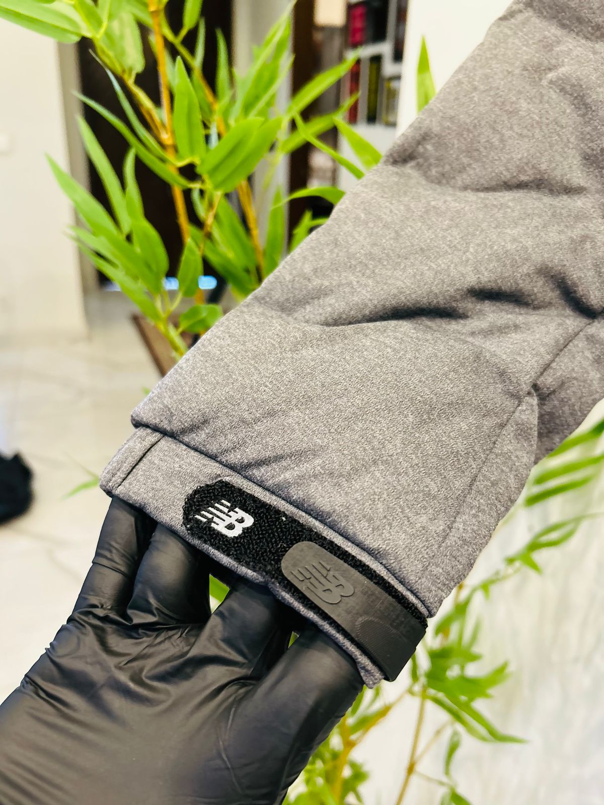 New Balance Grey Puffer Jacket