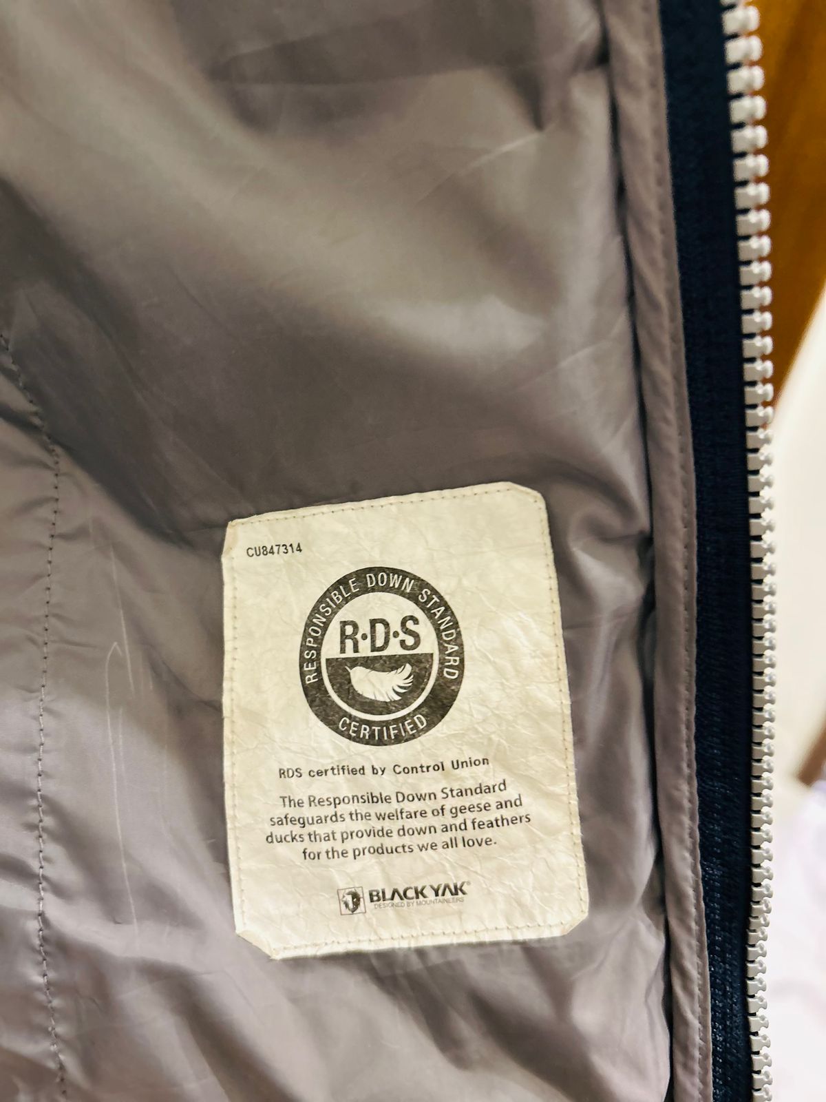 Black Yak Goose Down Puffer Jacket