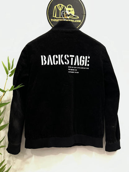 Moncler Genius 7 Fragment Hiroshi Fujiwara Sven appliquéd corduroy down bomber jacket