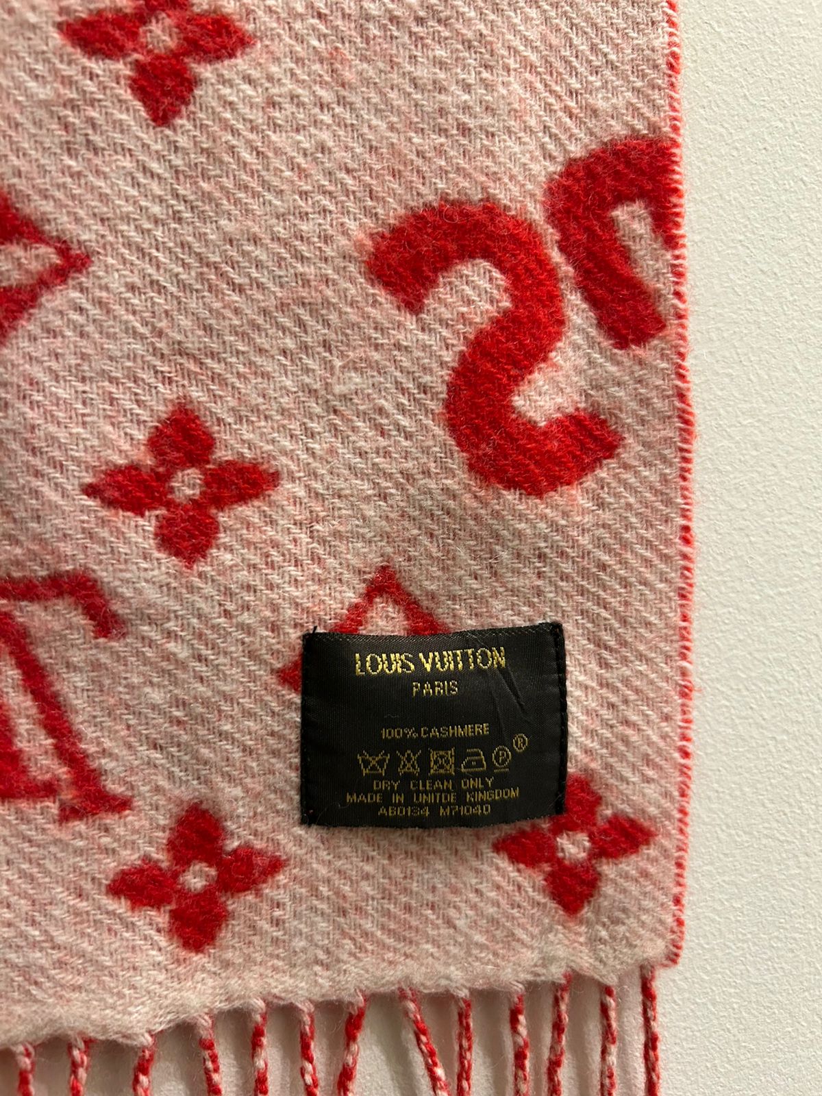 Louis Vuitton x Supreme Unisex Scarf