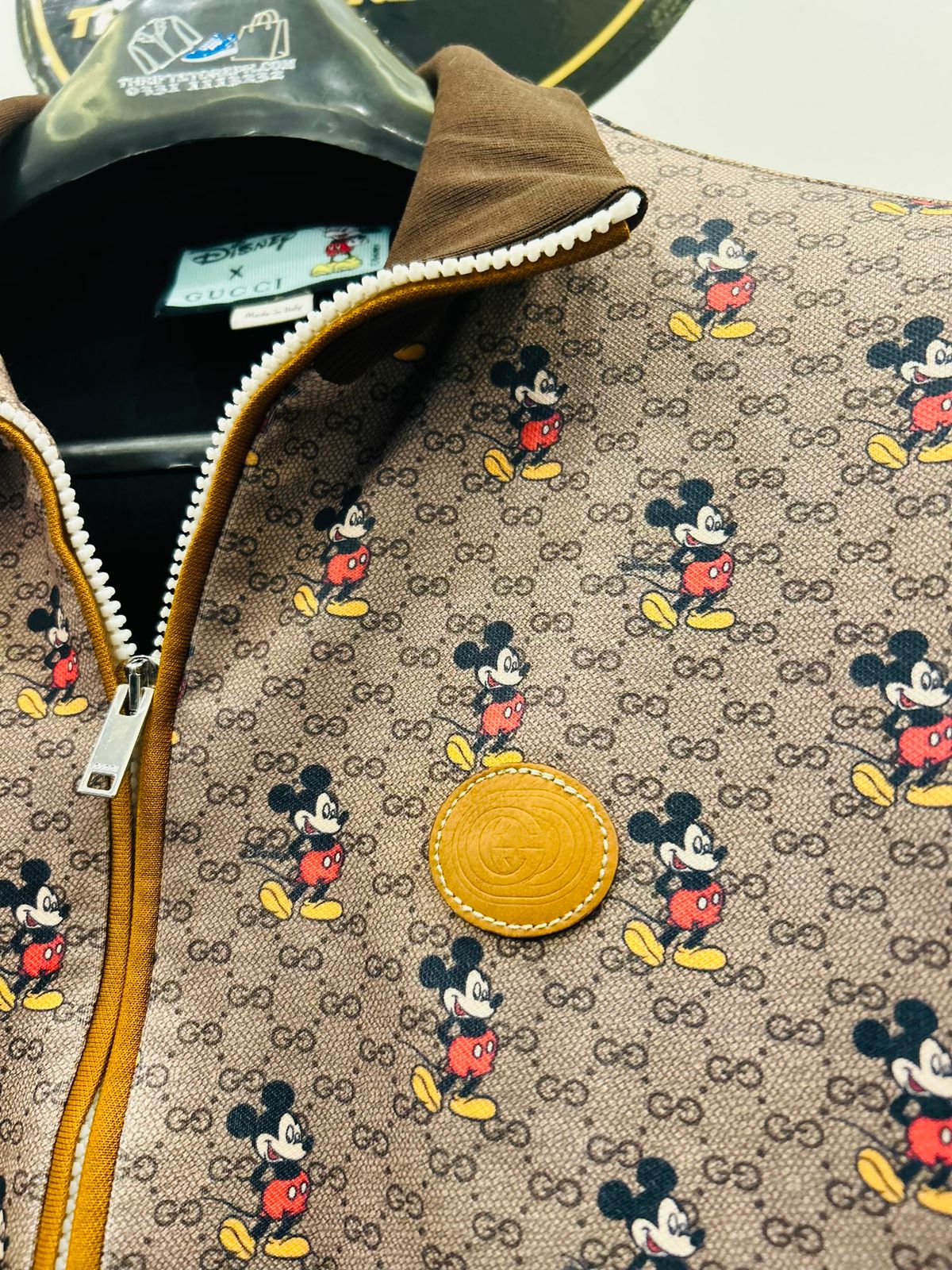Gucci x Disney Mickey Mouse GG Canvas Jacket.