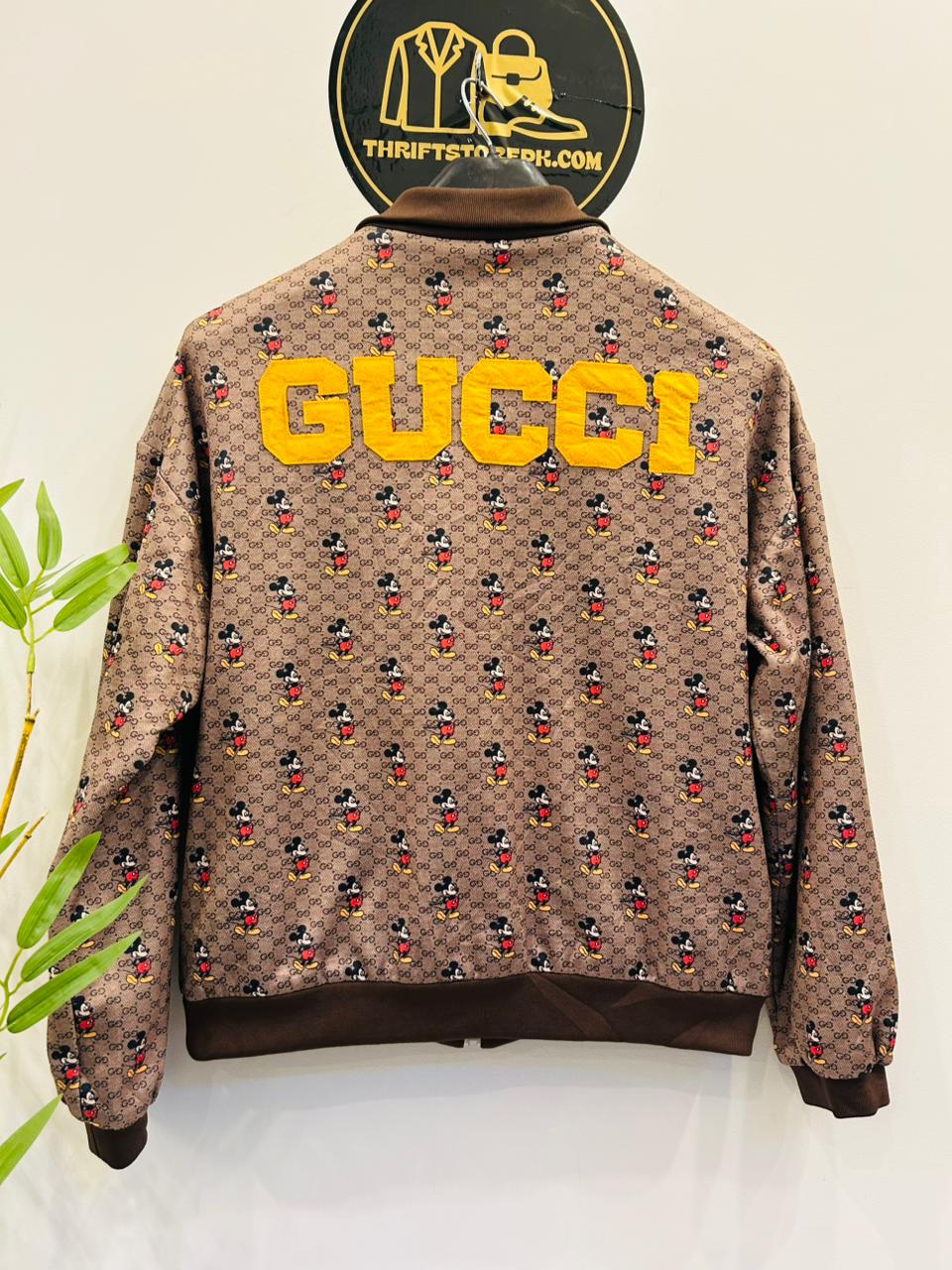 Gucci x Disney Mickey Mouse GG Canvas Jacket.