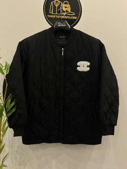 Chanel Quilted Bomber Jacket