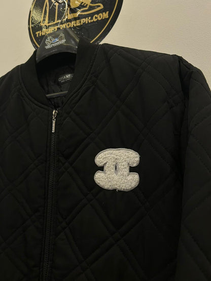 Chanel Quilted Bomber Jacket