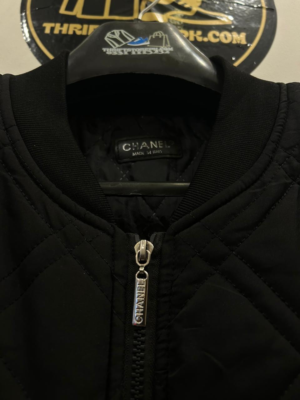 Chanel Quilted Bomber Jacket