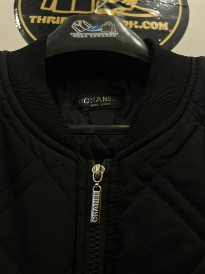 Chanel Quilted Bomber Jacket
