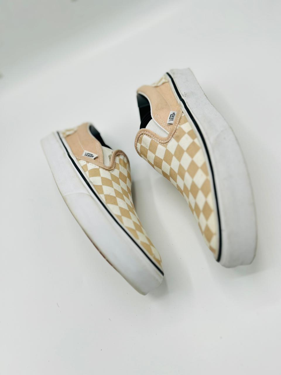 Vans Classic Slip-On Checkerboard Shoes