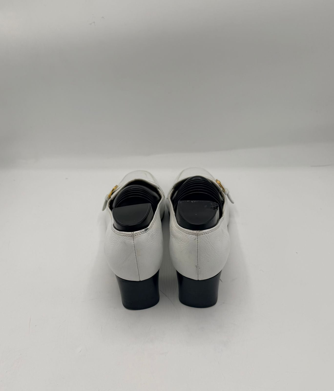 Bally Bellezza White Leather Loafers