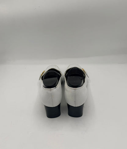 Bally Bellezza White Leather Loafers