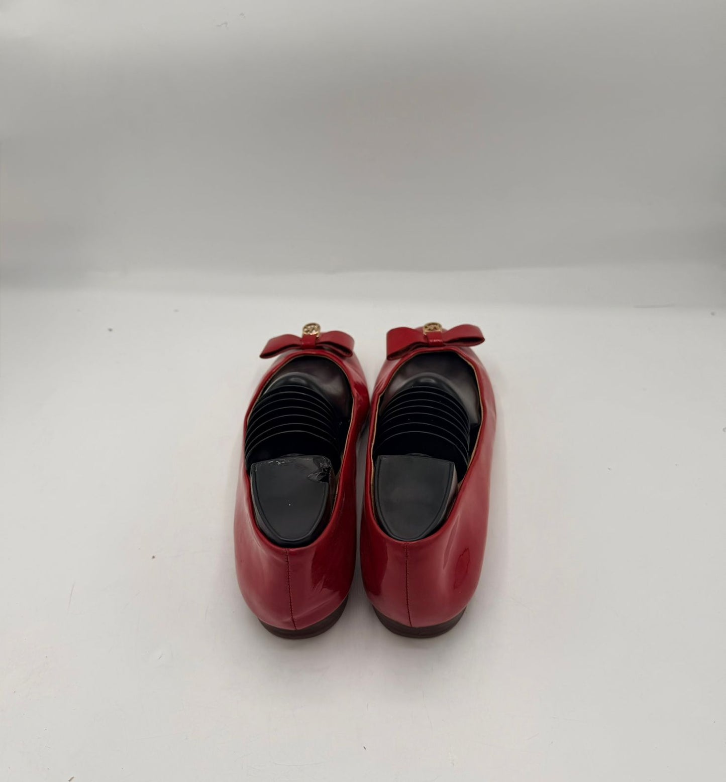Michael Kors Red Patent Leather Ballet Flats