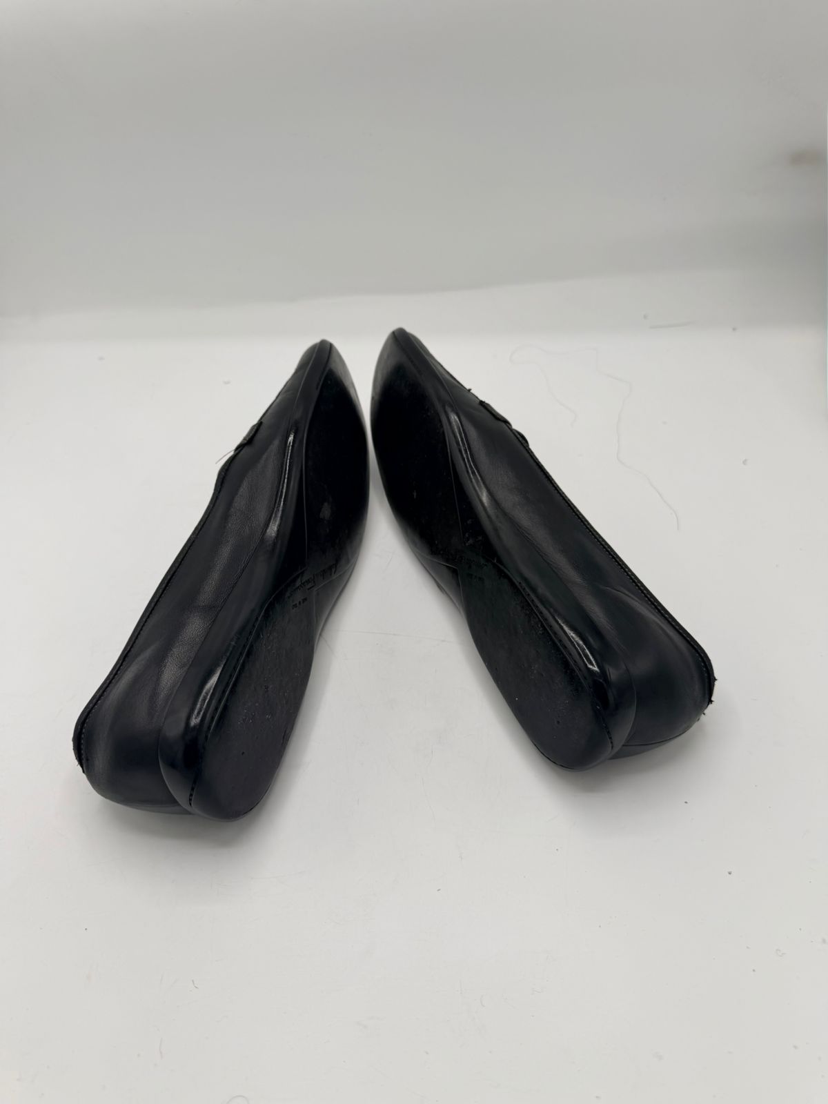 Salvatore Ferragamo Black Leather Gancini Loafers