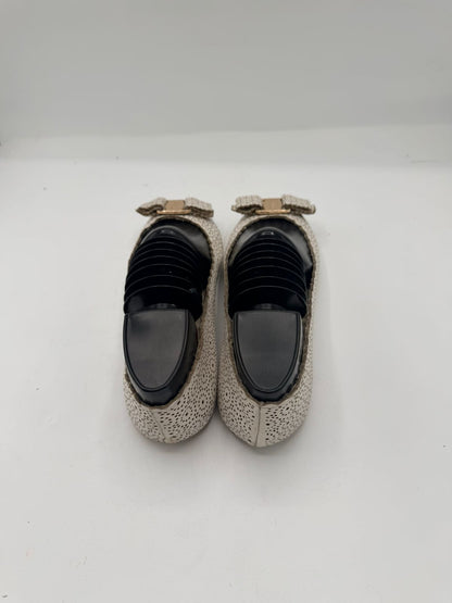Salvatore Ferragamo Vara Ribbon Cutwork Ballet Flats