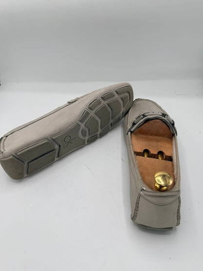 Calvin Klein Men’s Slip-On Loafers with Metal Accent