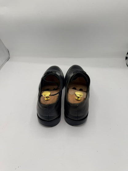 Louis Vuitton Black Leather Derby Shoes (TSPK 0011)
