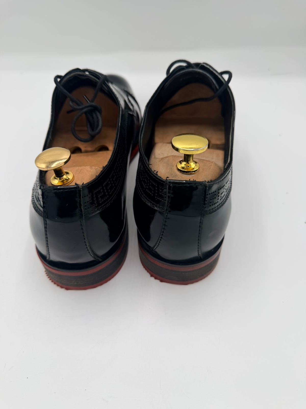 Versace Patent Leather Shoes with Medusa Emblem
