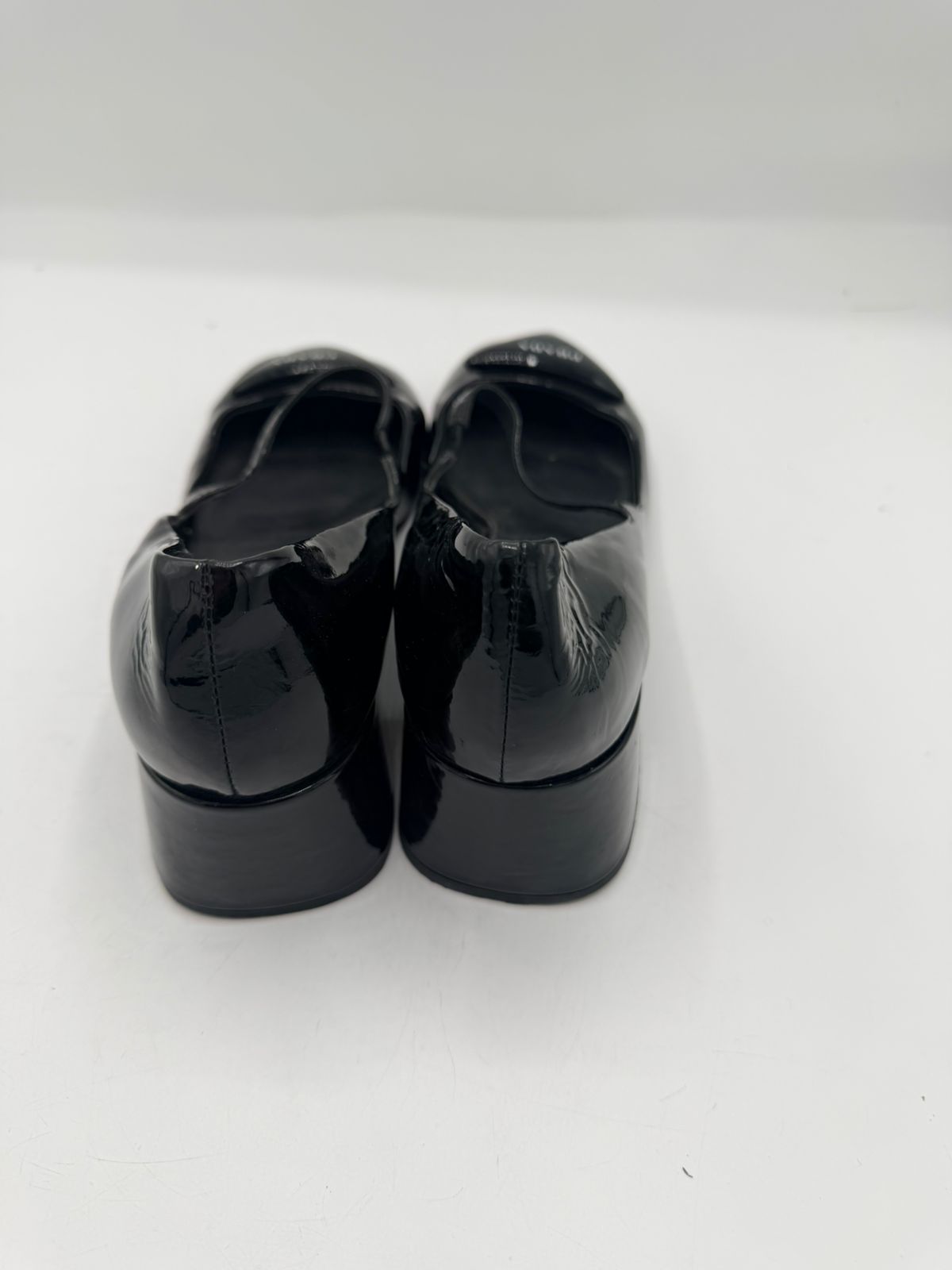 Prada Black Patent Leather Mary Jane Pumps