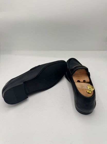 Calvin Klein Black Leather Loafers