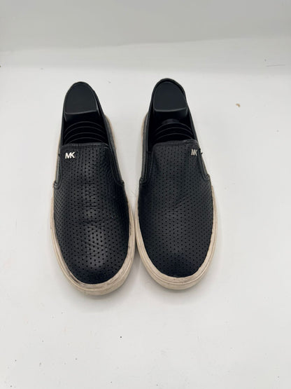 Michael Kors Keaton Perforated Leather Slip-On Sneakers