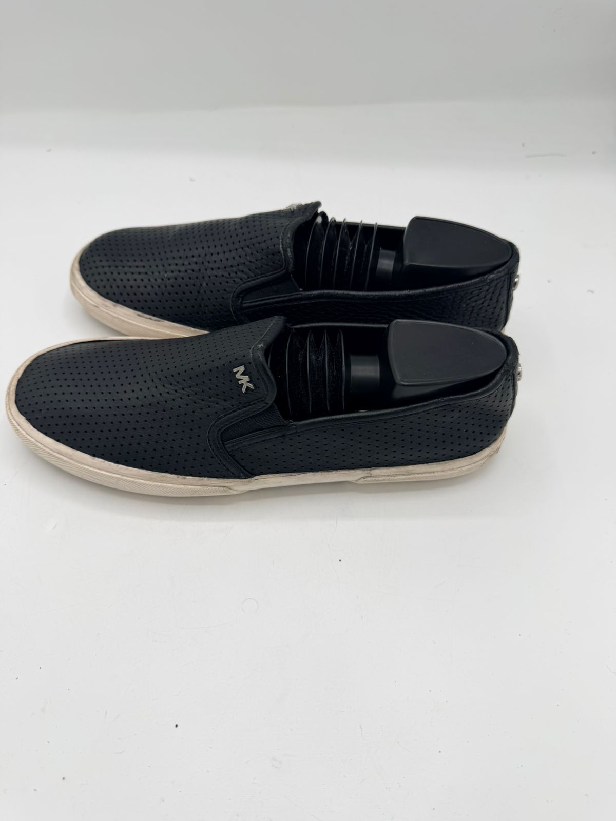 Michael Kors Keaton Perforated Leather Slip-On Sneakers